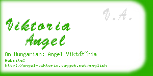 viktoria angel business card